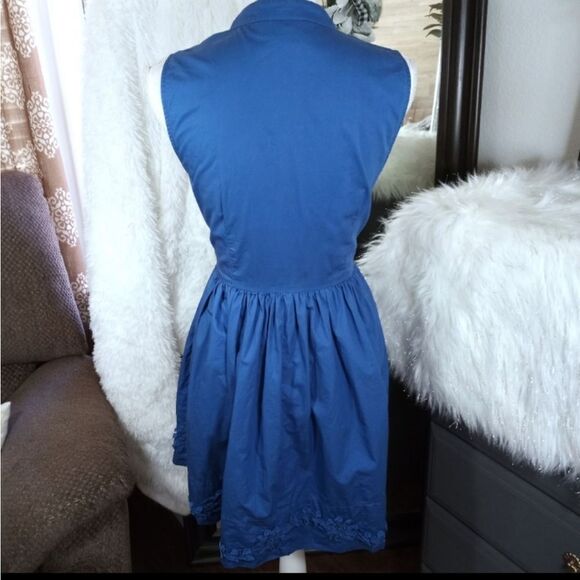 BB DAKOTA BLUE SLEEVELESS DRESS SZ.10 EUC - Picture 5 of 7